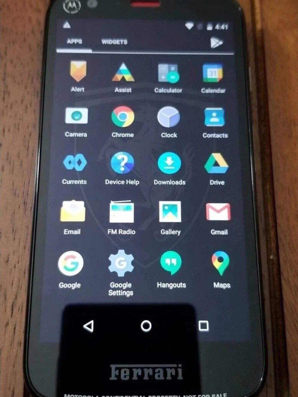Motorola Moto G 4G 16GB Ferrari Developers Edition Prototype Mexico Exclusive